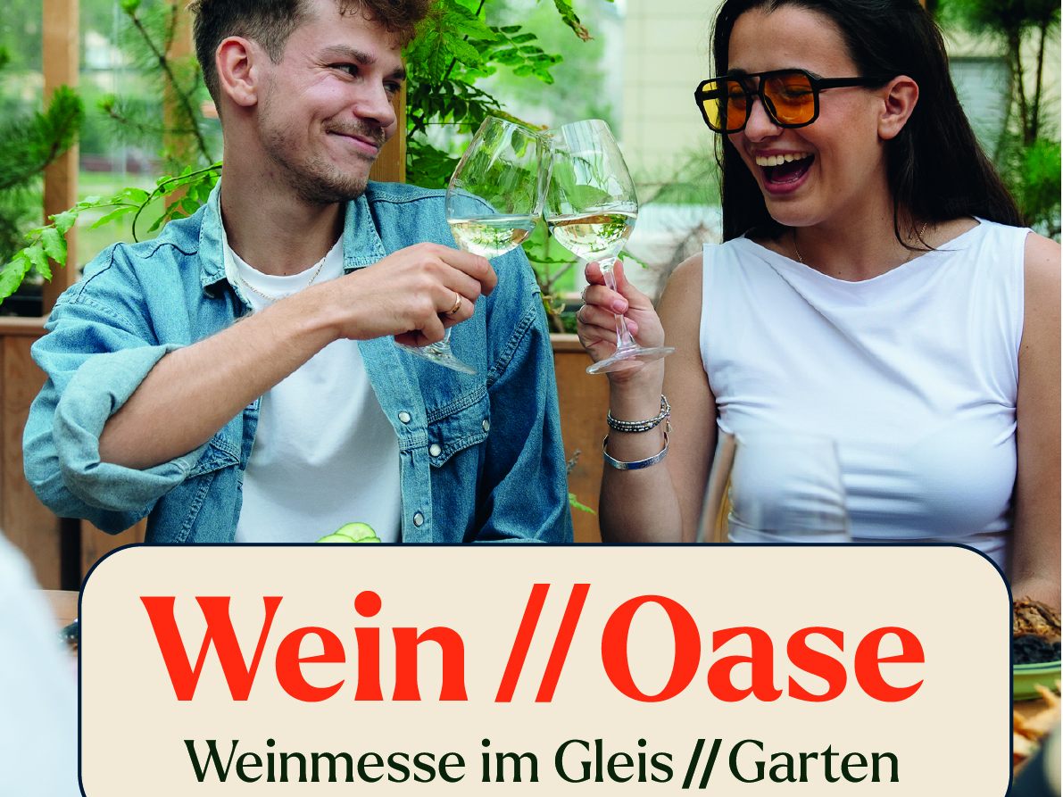 Der Wiener "Gleis//Garten" lädt zur "Wein//Oase".