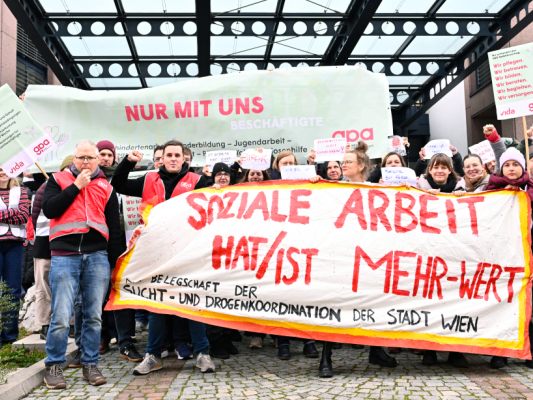 Streik der Sucht- und Drogenkoordination am Dienstag