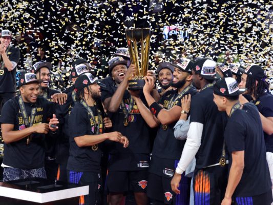 Die Knicks holten heuer die Cup-Trophäe