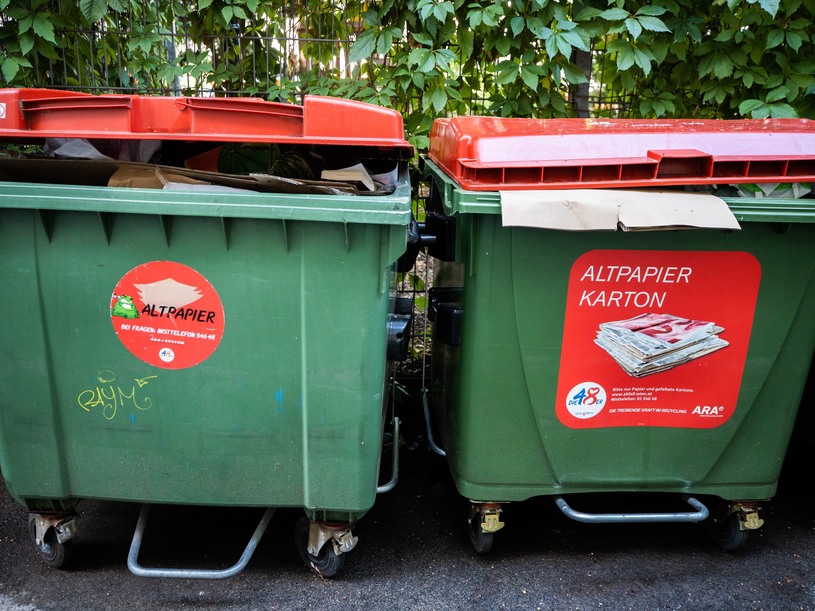Österreicher verbrauchen einiges an Verpackungsmaterial.